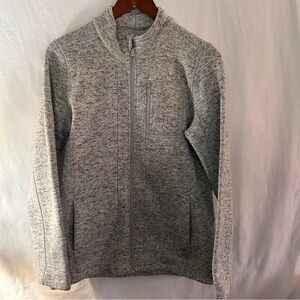 Women’s Calvin Klein Heathered Gray Sweater Jacket Size Medium